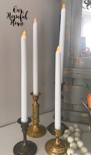 Dollar tree hot sale led pillar candles